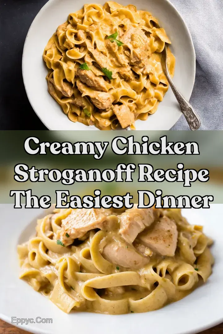 Creamy Chicken Stroganoff Recipe The Easiest Dinner