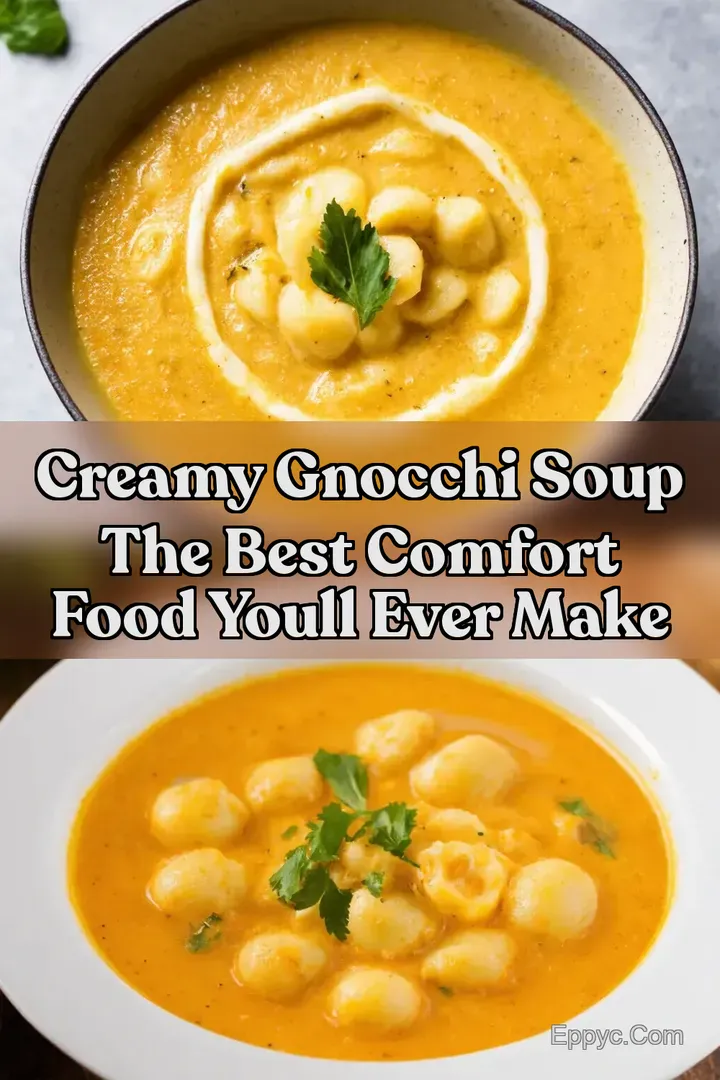 Creamy Gnocchi Soup The BEST Comfort Food Youll Ever Make