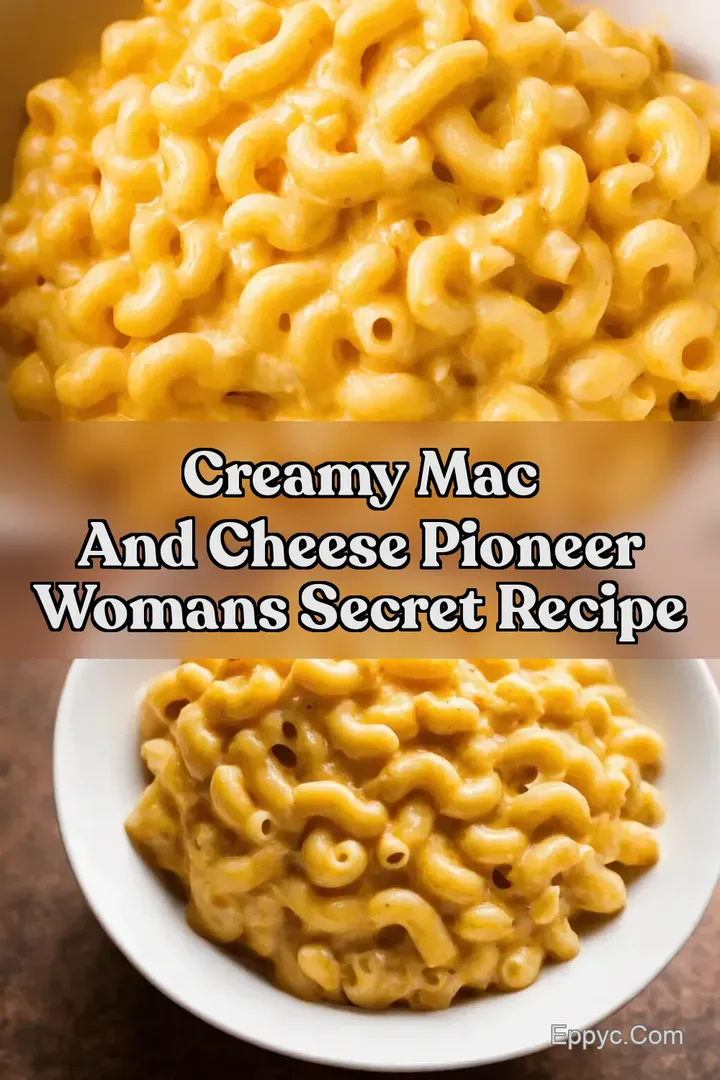 Creamy Mac and Cheese Pioneer Womans Secret Recipe