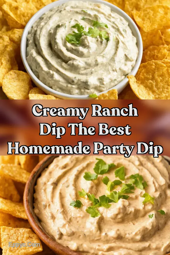 Creamy Ranch Dip The Best Homemade Party Dip