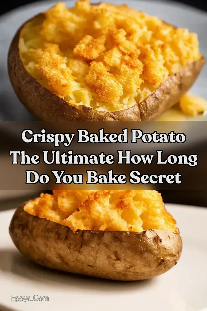 Crispy Baked Potato The Ultimate How Long Do You Bake Secret : PIN FOR LATER Crispy Baked Potato The Ultimate How Long Do You Bake Secret