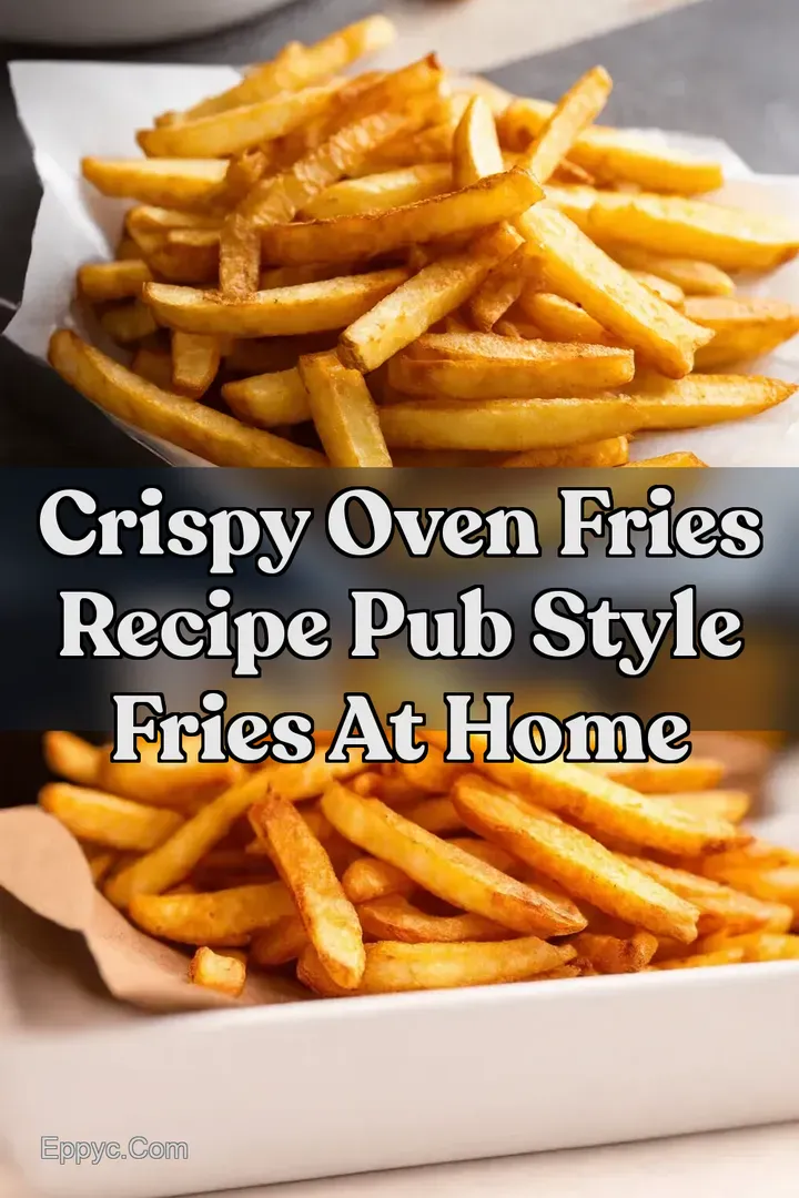 Crispy Oven Fries Recipe Pub Style Fries at Home