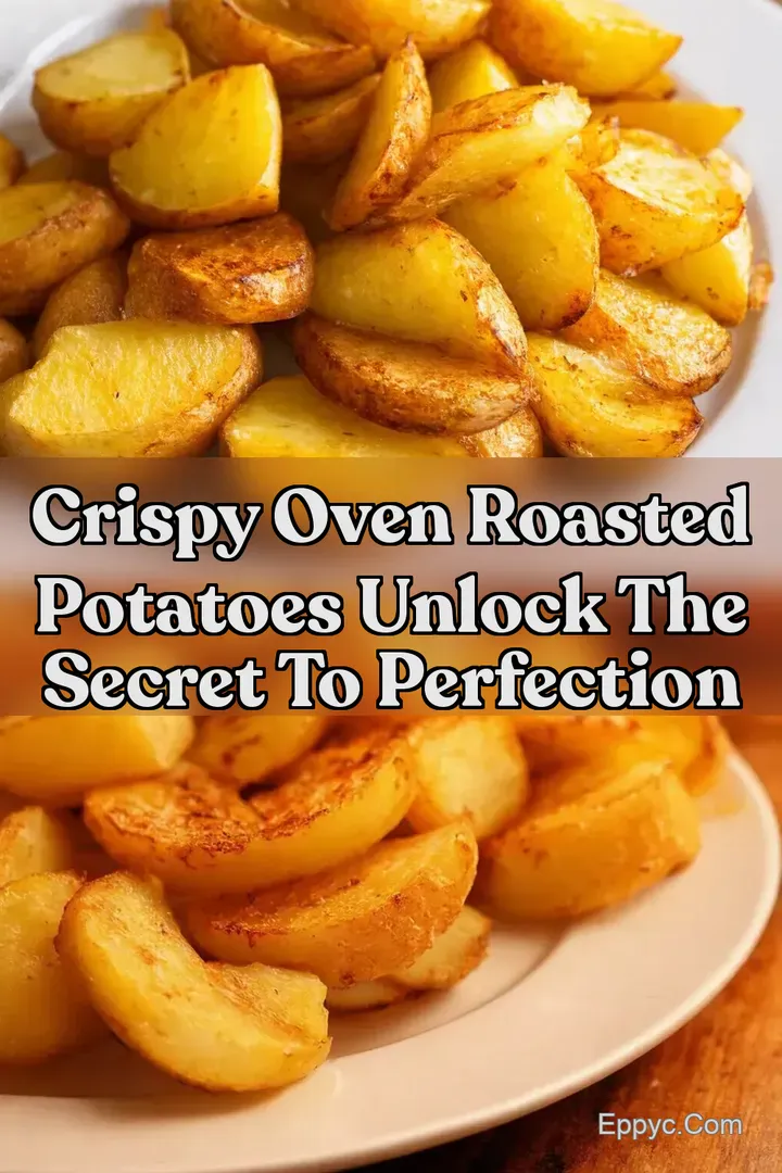 Crispy Oven Roasted Potatoes Unlock the Secret to Perfection