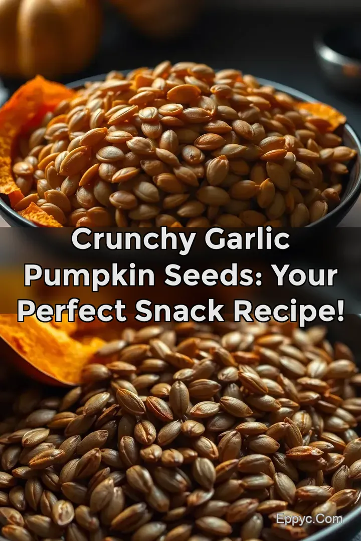 Crunchy Garlic Pumpkin Seeds: Your Perfect Snack Recipe!