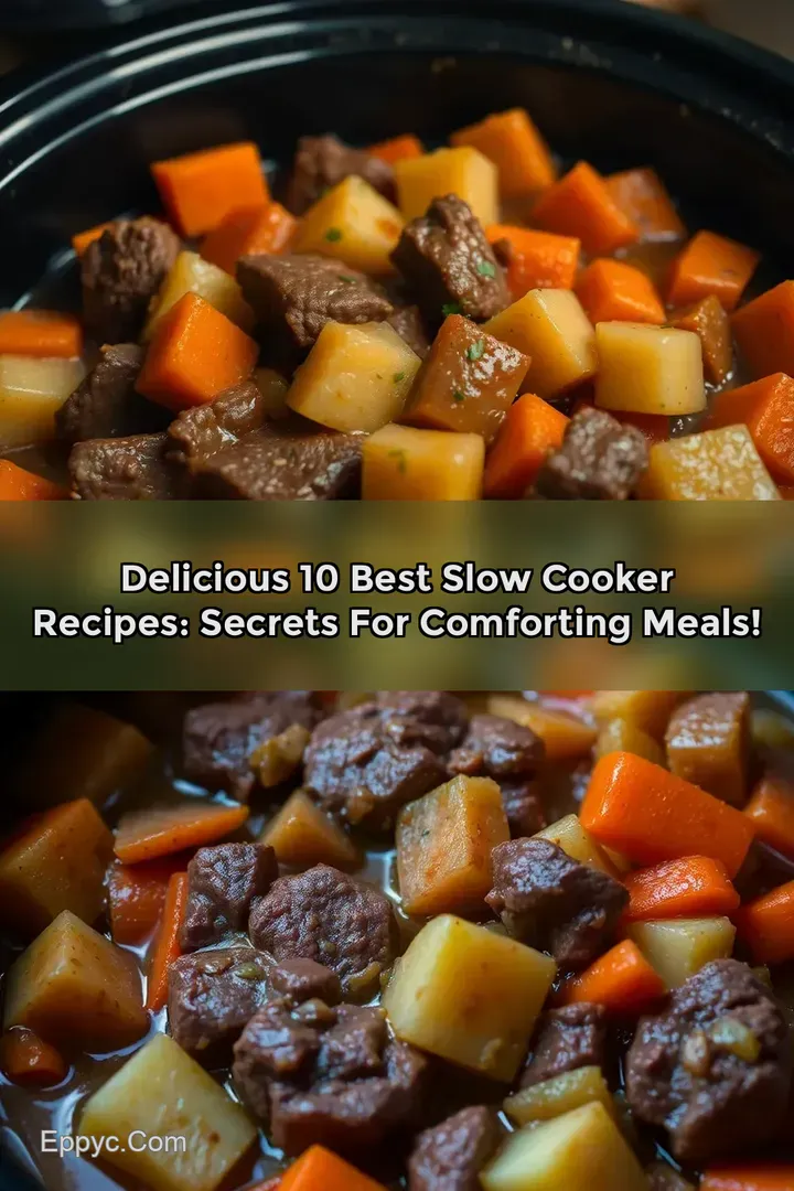 Delicious 10 Best Slow Cooker Recipes: Secrets for Comforting Meals!