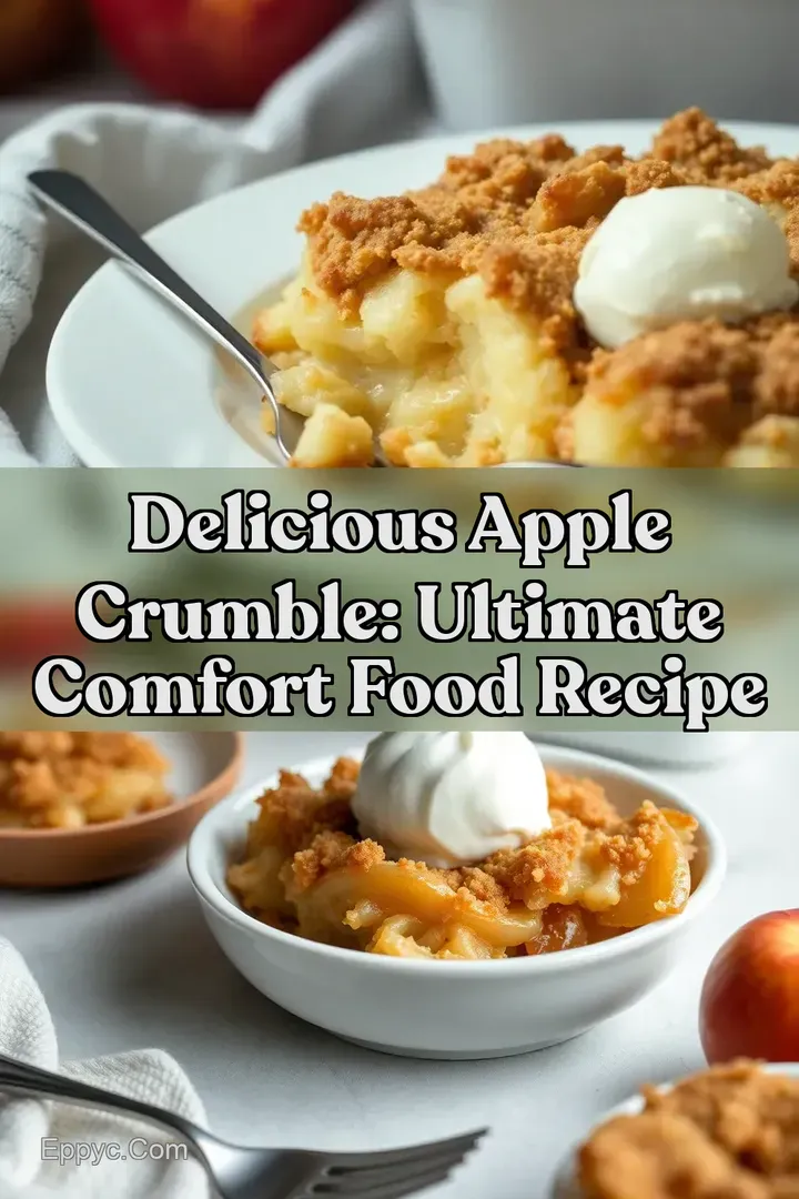Delicious Apple Crumble: Ultimate Comfort Food Recipe : PIN FOR LATER Delicious Apple Crumble: Ultimate Comfort Food Recipe