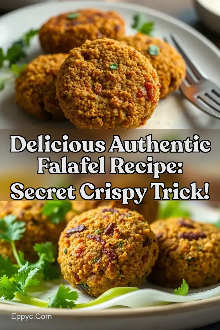 Delicious Authentic falafel recipe: Secret Crispy Trick! : PIN FOR LATER Delicious Authentic falafel recipe: Secret Crispy Trick!