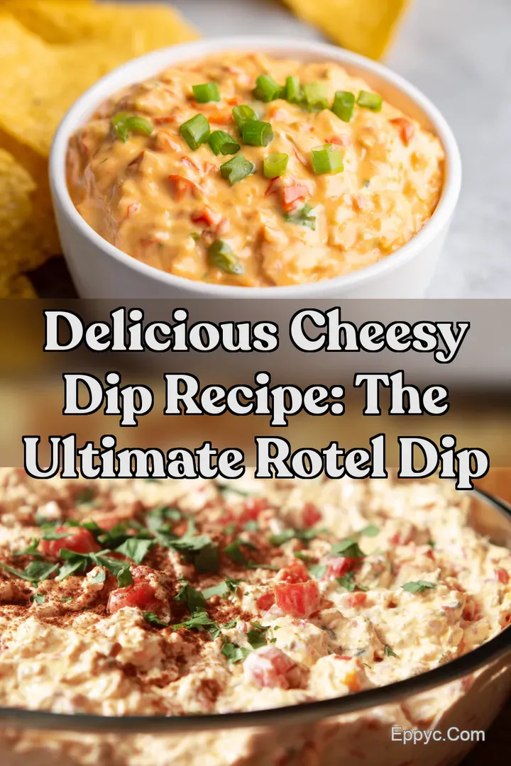 Delicious Cheesy Dip Recipe: The Ultimate Rotel Dip : PIN FOR LATER Delicious Cheesy Dip Recipe: The Ultimate Rotel Dip