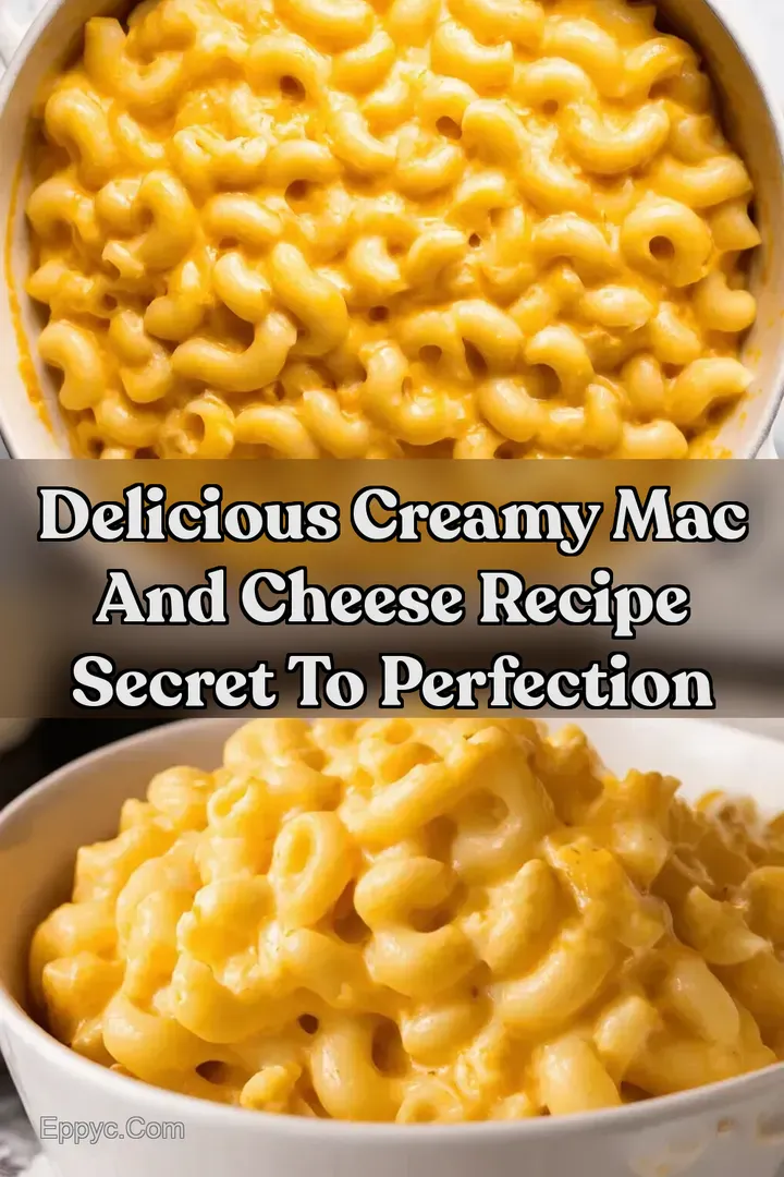Delicious Creamy Mac And Cheese Recipe Secret to Perfection