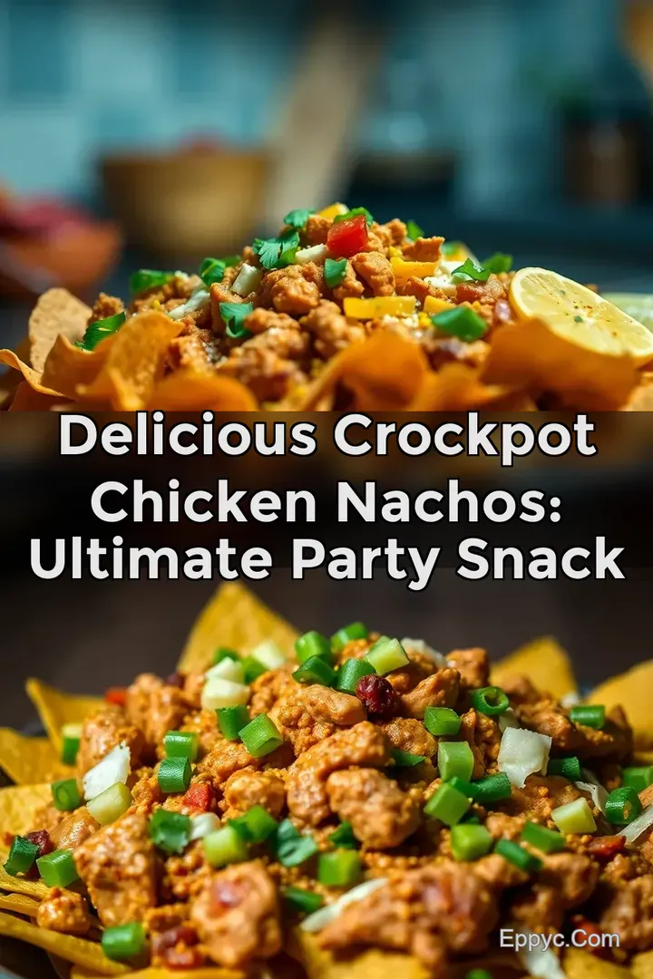 Delicious Crockpot Chicken Nachos: Ultimate Party Snack