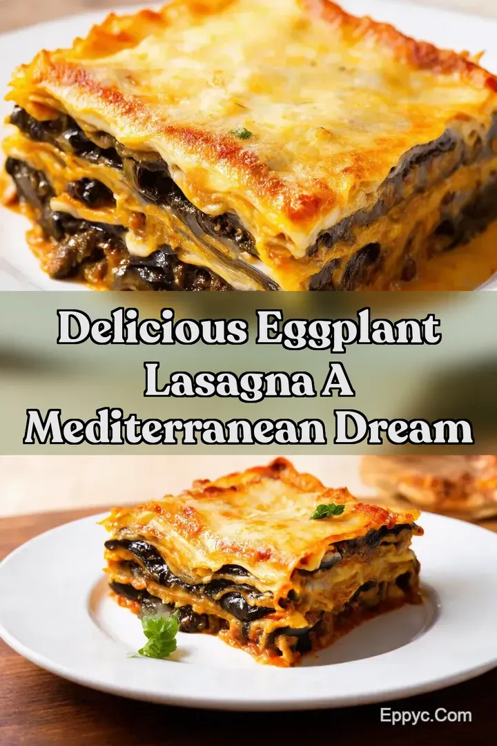 Delicious Eggplant Lasagna A Mediterranean Dream