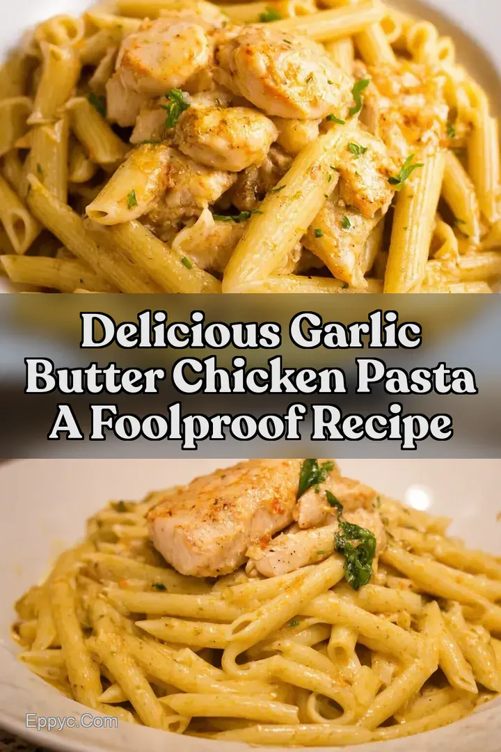 Delicious Garlic Butter Chicken Pasta A Foolproof Recipe