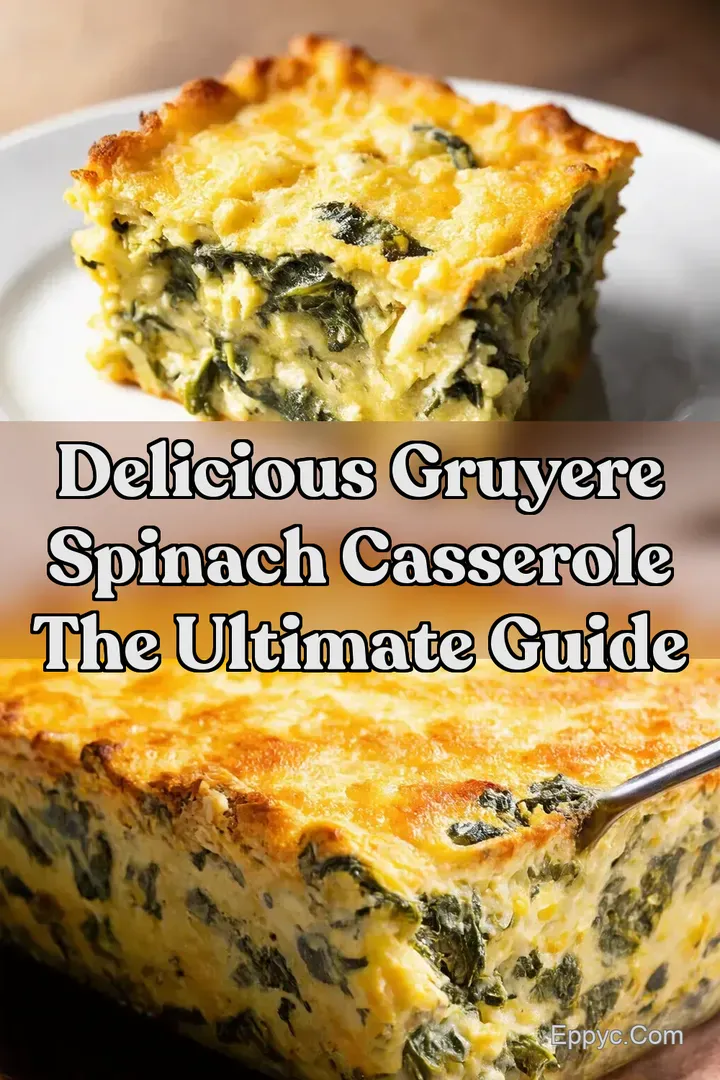 Delicious Gruyere Spinach Casserole The Ultimate Guide