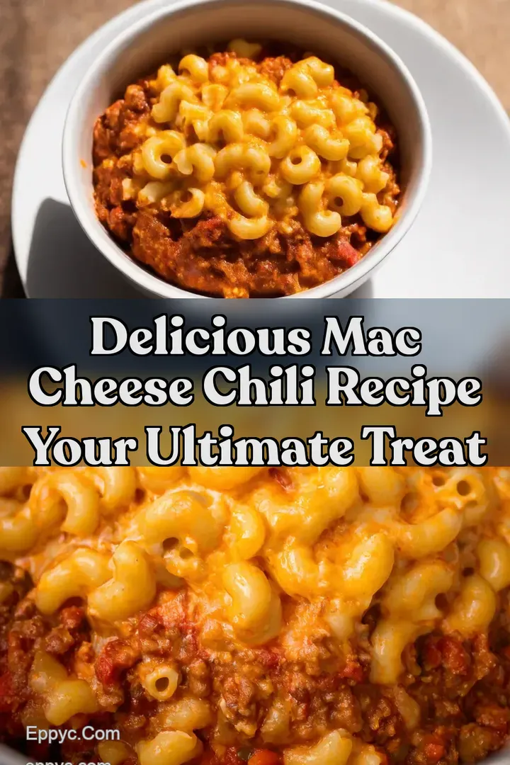 Delicious Mac Cheese Chili Recipe Your Ultimate Treat