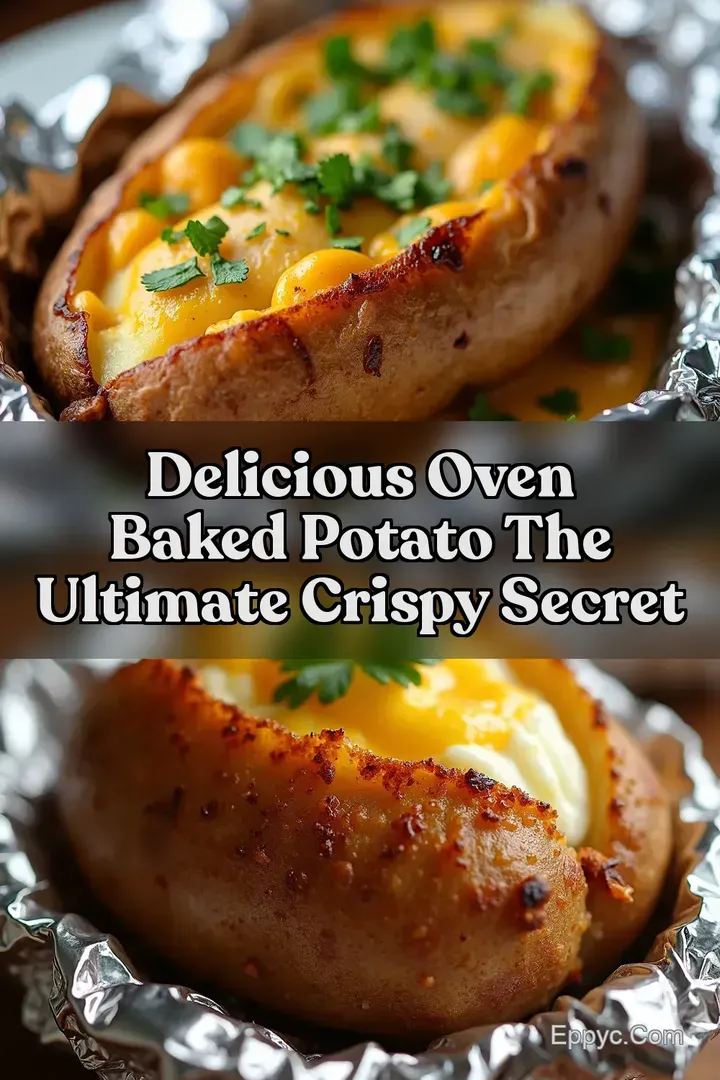 Delicious Oven Baked Potato The Ultimate Crispy Secret