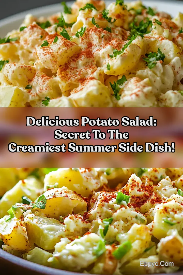 Delicious Potato Salad: Secret to the Creamiest Summer Side Dish!