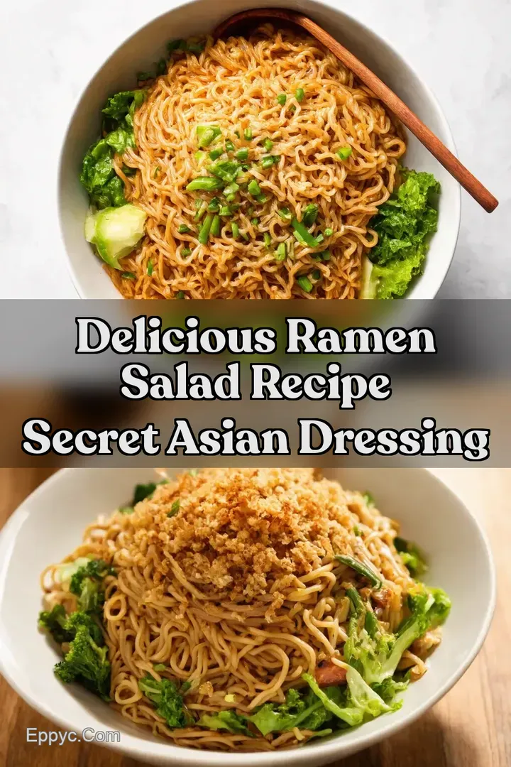 Delicious Ramen Salad Recipe Secret Asian Dressing