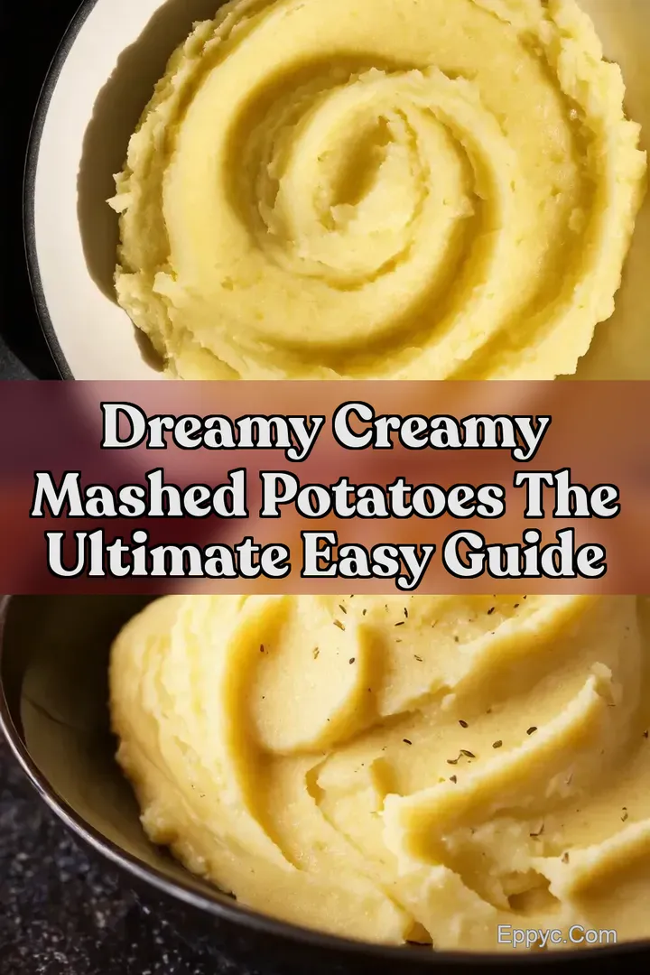 Dreamy Creamy Mashed Potatoes The Ultimate Easy Guide