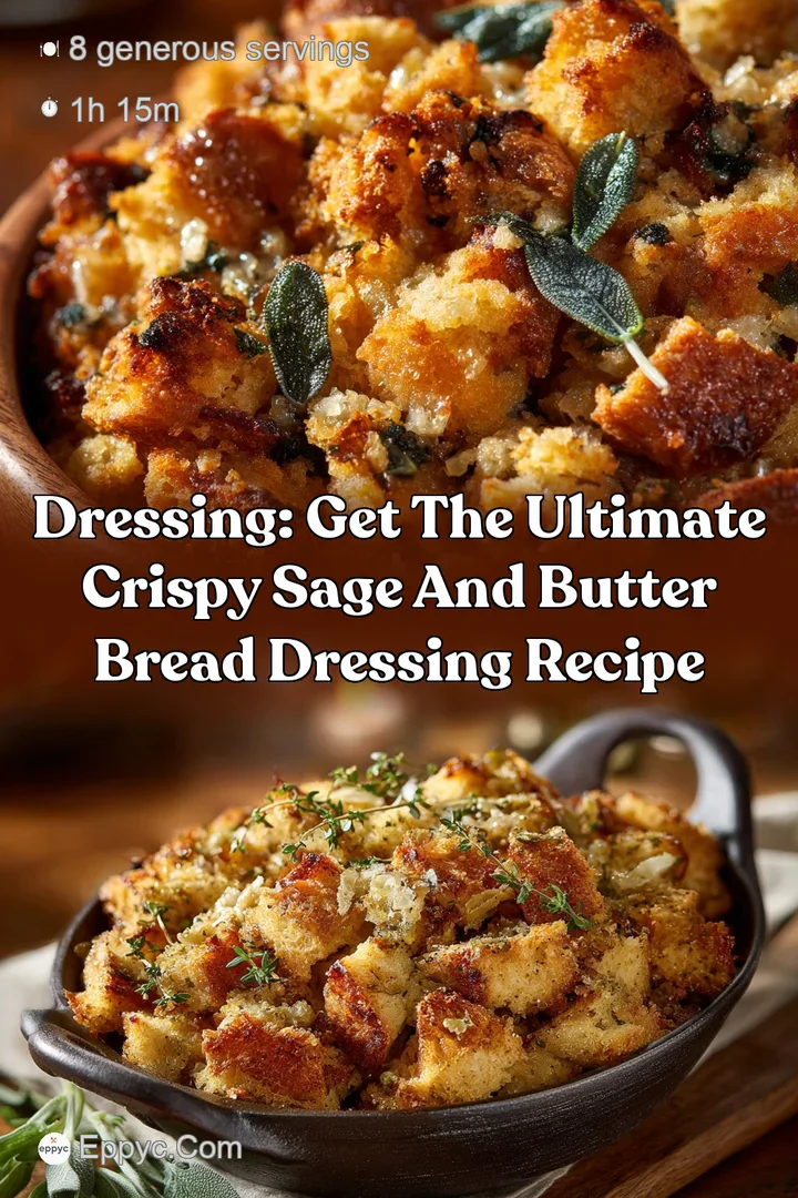 Dressing: Get the Ultimate Crispy Sage and Butter Bread Dressing Recipe