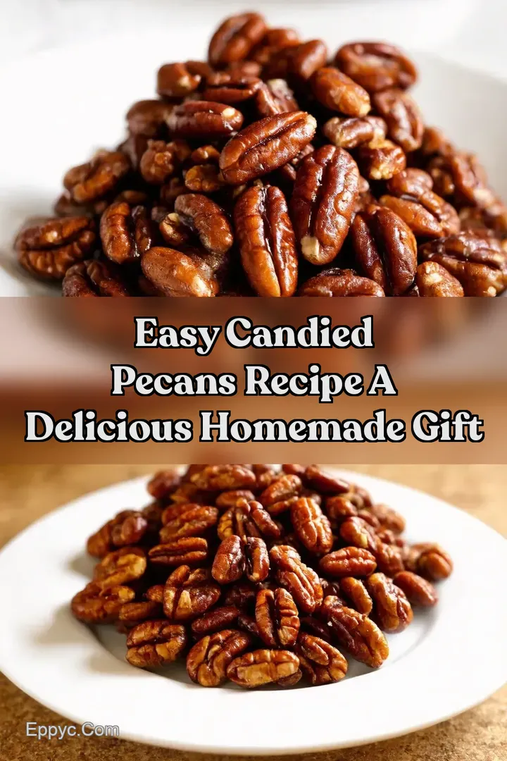 Easy Candied Pecans Recipe A Delicious Homemade Gift : PIN FOR LATER Easy Candied Pecans Recipe A Delicious Homemade Gift