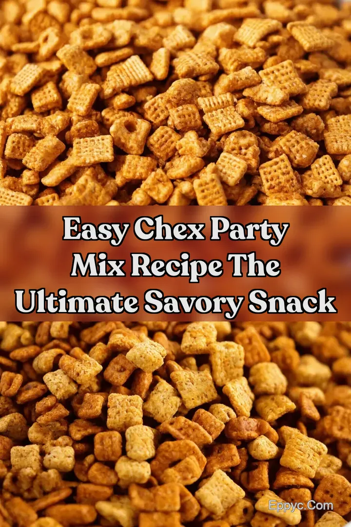 Easy Chex Party Mix Recipe The Ultimate Savory Snack