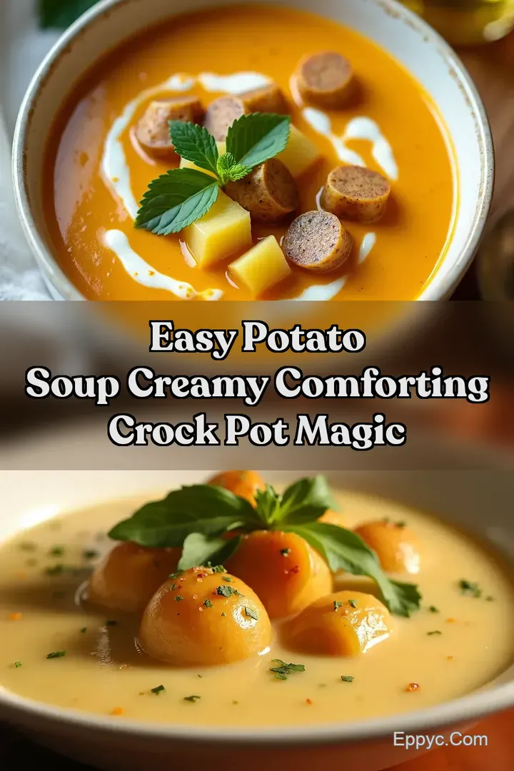 Easy Potato Soup Creamy Comforting Crock Pot Magic