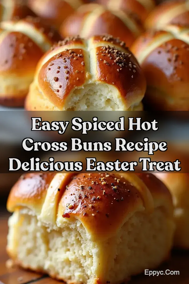 Easy Spiced hot cross buns recipe Delicious Easter Treat
