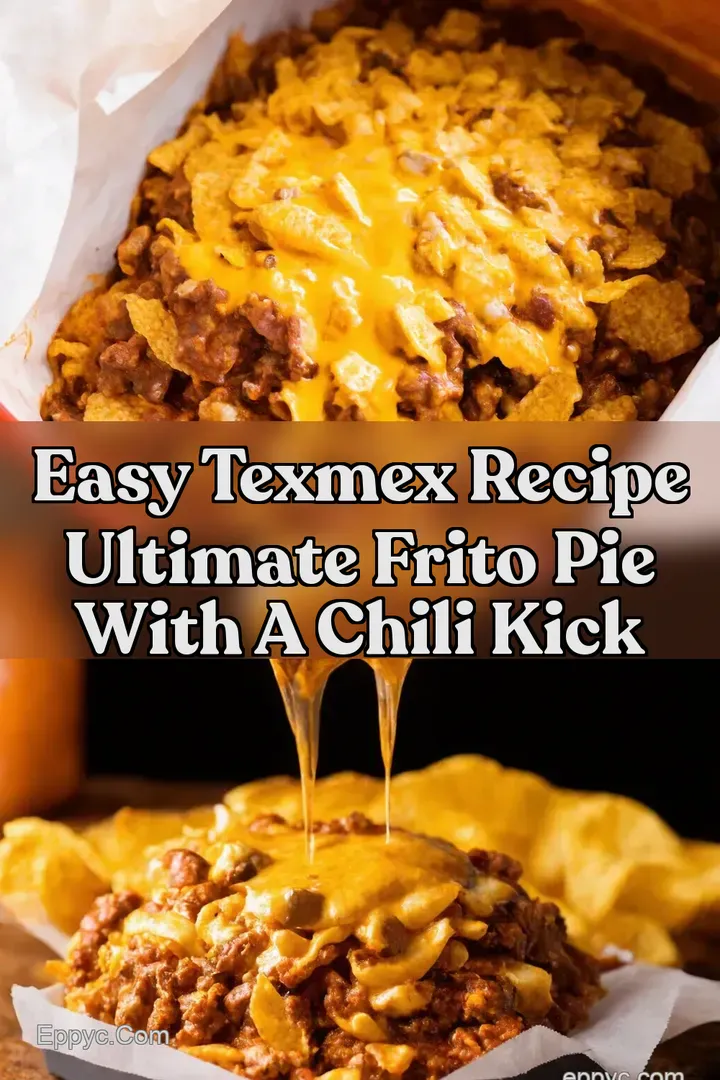 Easy TexMex Recipe Ultimate Frito Pie with a Chili Kick : PIN FOR LATER Easy TexMex Recipe Ultimate Frito Pie with a Chili Kick