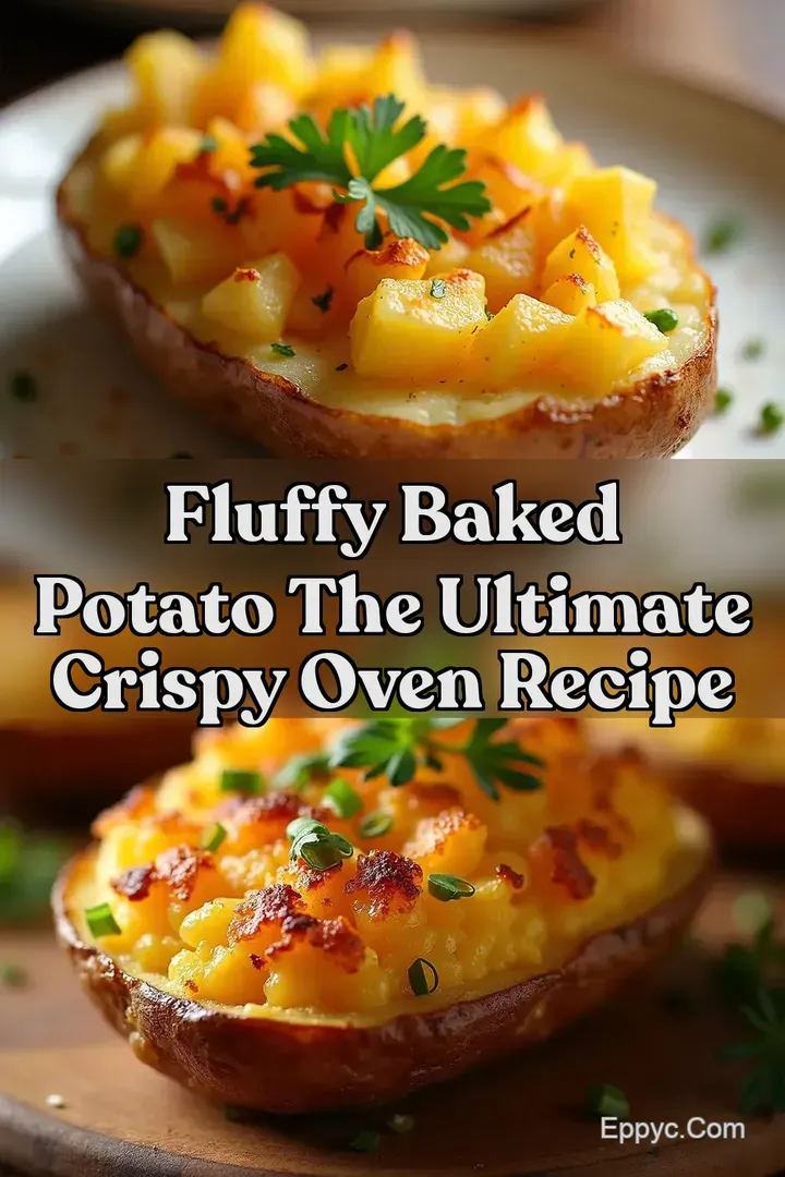 Fluffy Baked Potato The Ultimate Crispy Oven Recipe