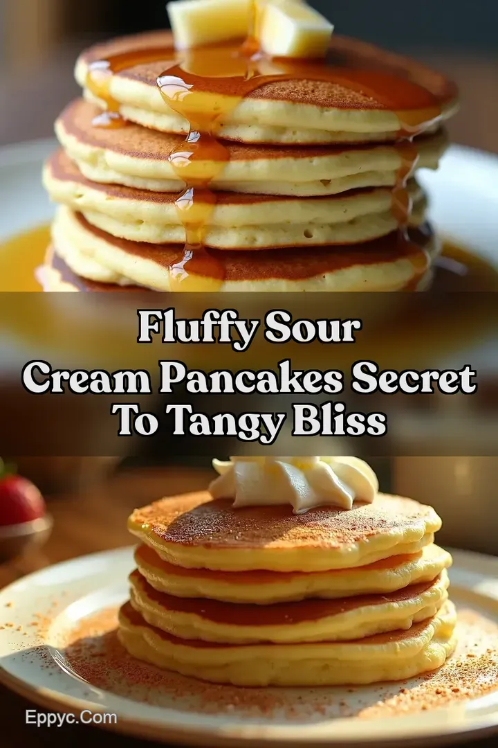 Fluffy Sour Cream Pancakes Secret to Tangy Bliss