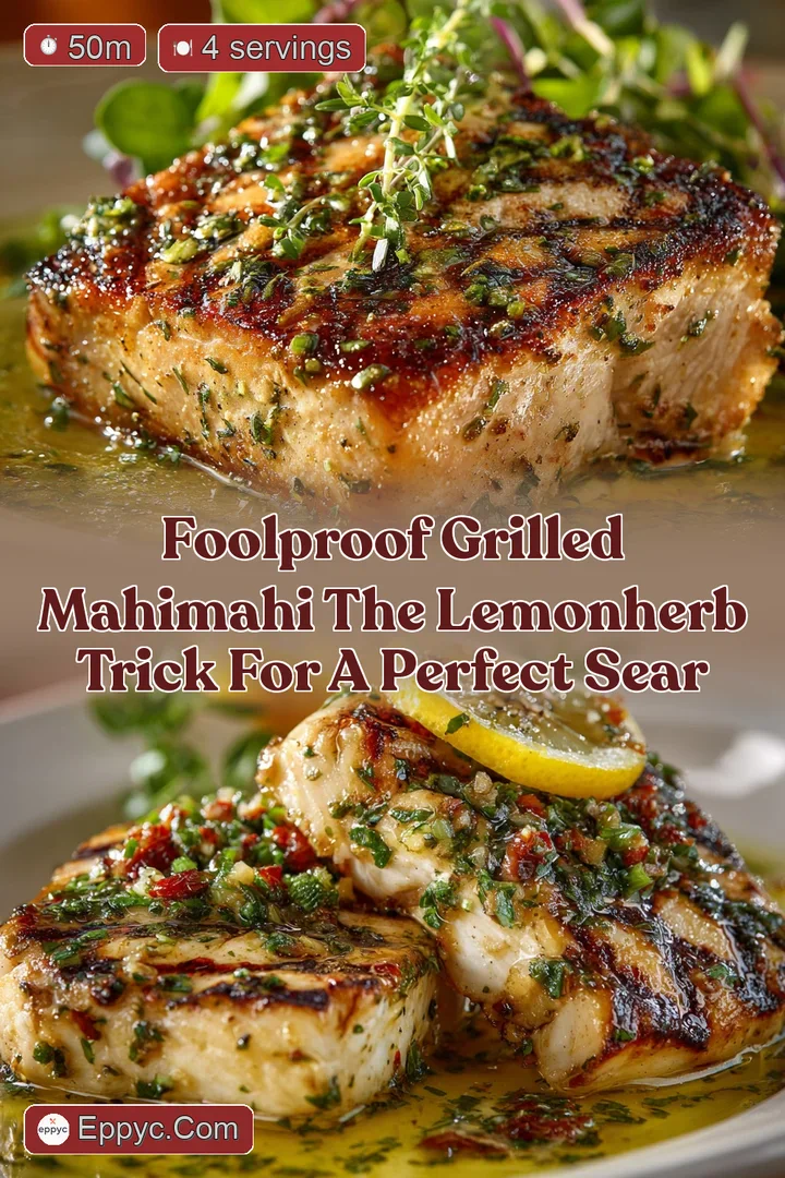Foolproof Grilled MahiMahi The LemonHerb Trick for a Perfect Sear
