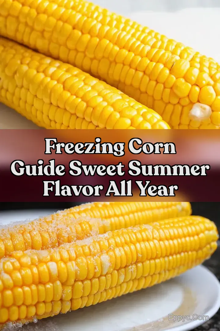 Freezing Corn Guide Sweet Summer Flavor All Year