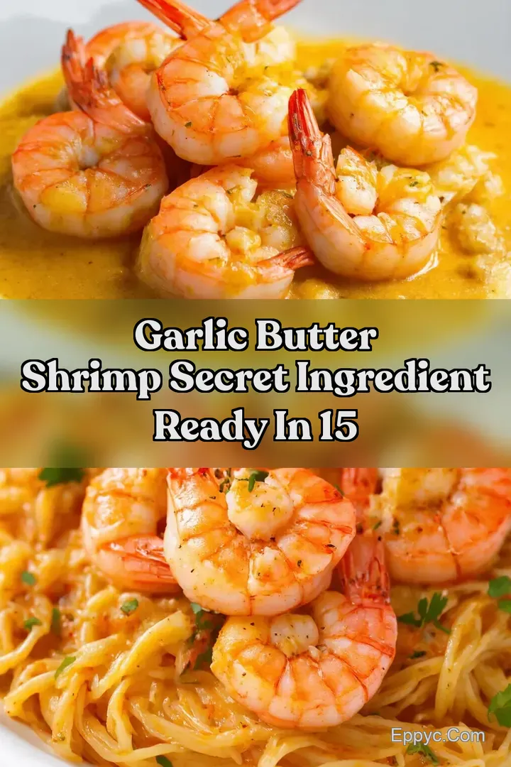 Garlic Butter Shrimp Secret Ingredient Ready in 15