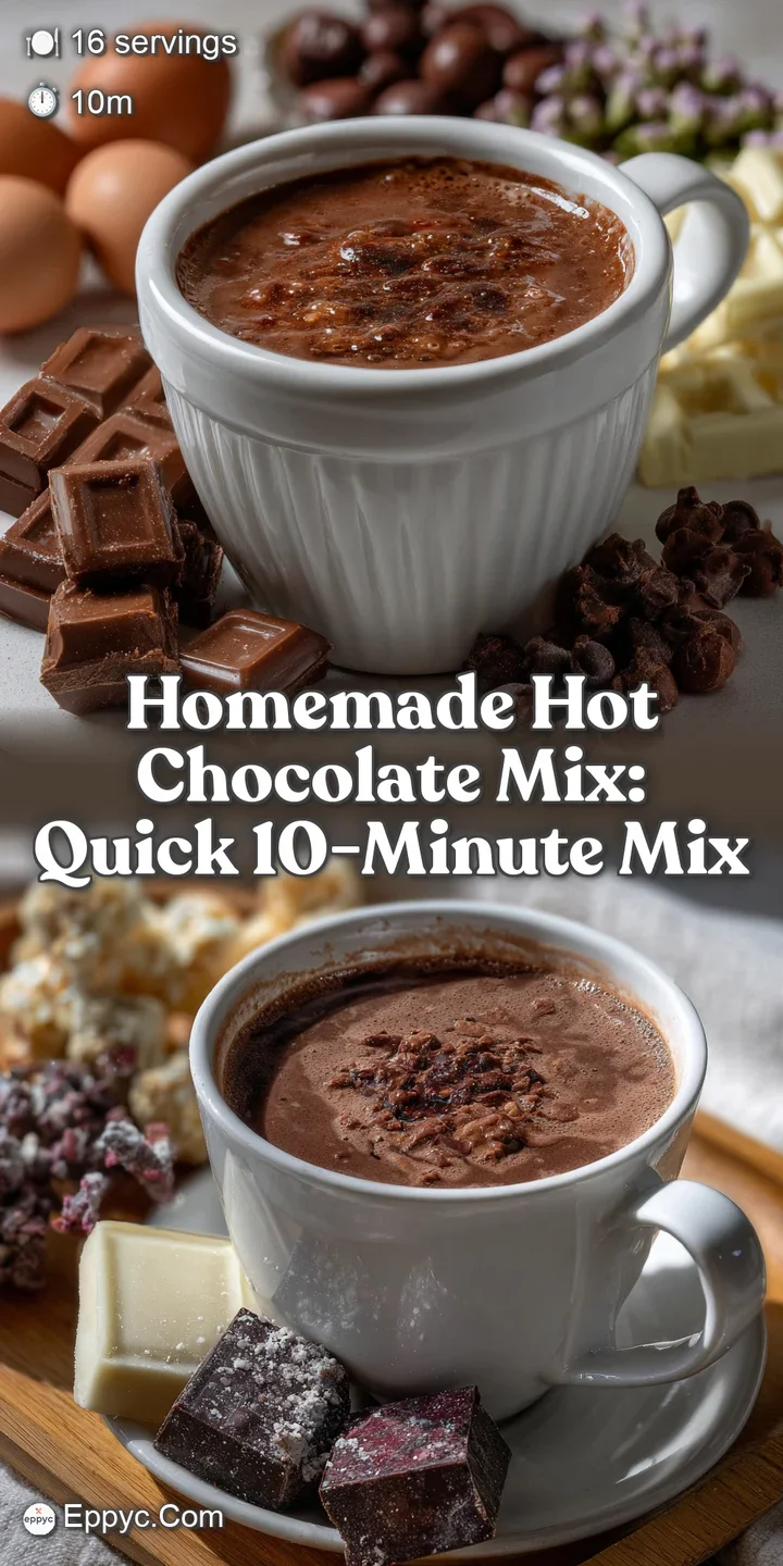 Homemade Hot Chocolate Mix: Quick 10-Minute Mix