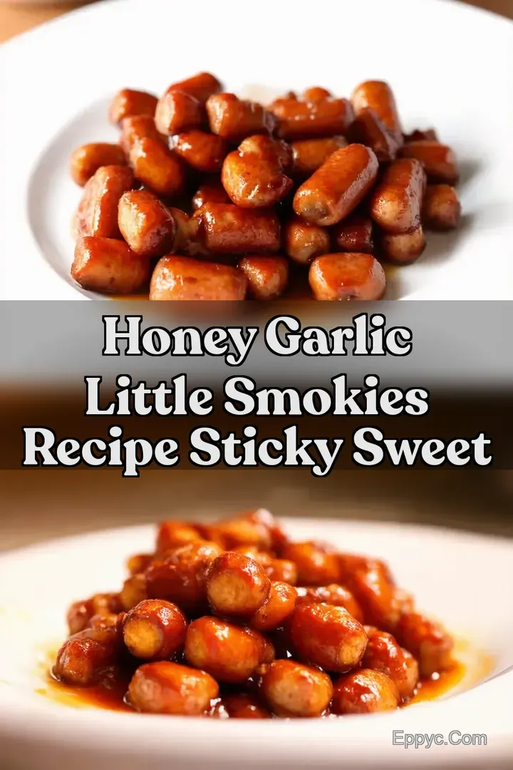 Honey Garlic little smokies recipe Sticky Sweet