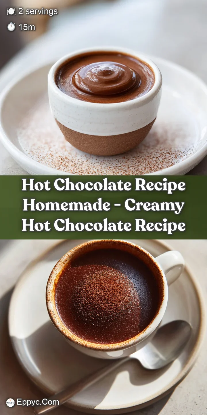 Close-up of steaming hot chocolate, showcasing its velvety texture. Tiny bubbles dance on the surface, promising warmth.