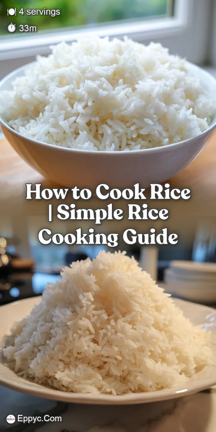 A tantalizing close-up showcasing the delicate, individual grains of perfectly steamed, tender white rice.