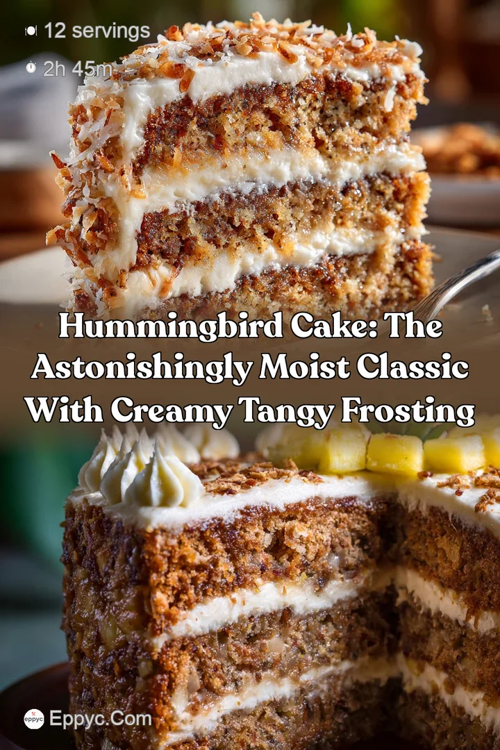 Hummingbird Cake: The Astonishingly Moist Classic with Creamy Tangy Frosting