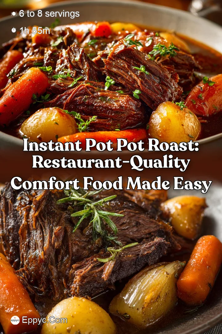 Instant Pot Pot Roast: Restaurant-Quality Comfort Food Made Easy