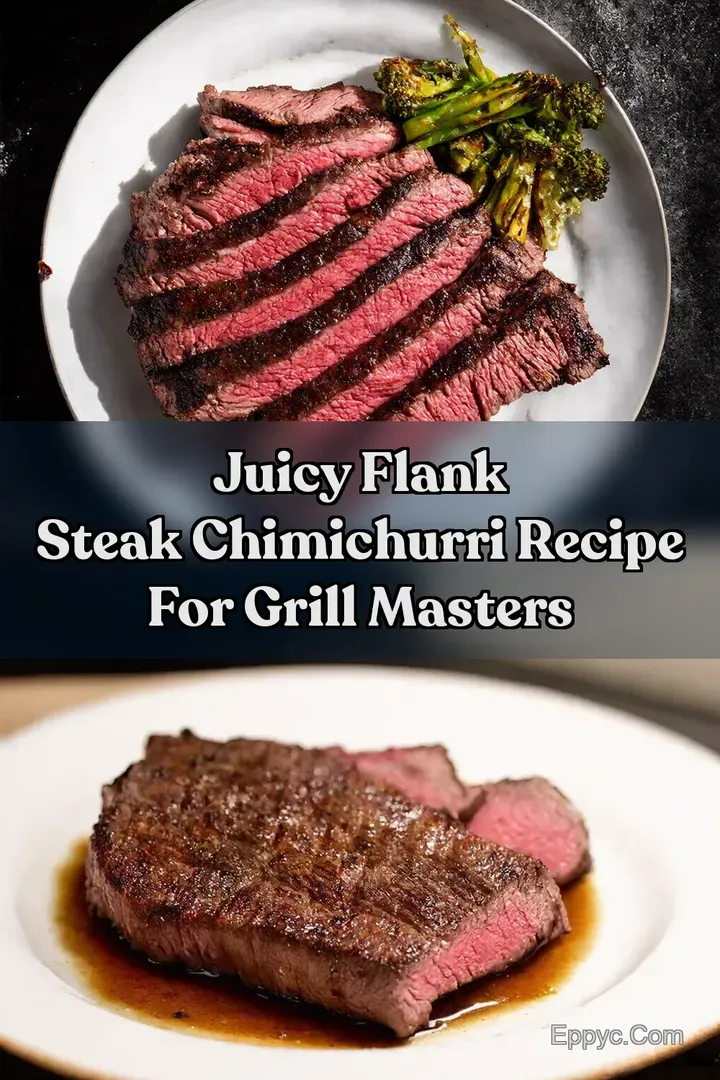 Juicy Flank Steak Chimichurri Recipe for Grill Masters