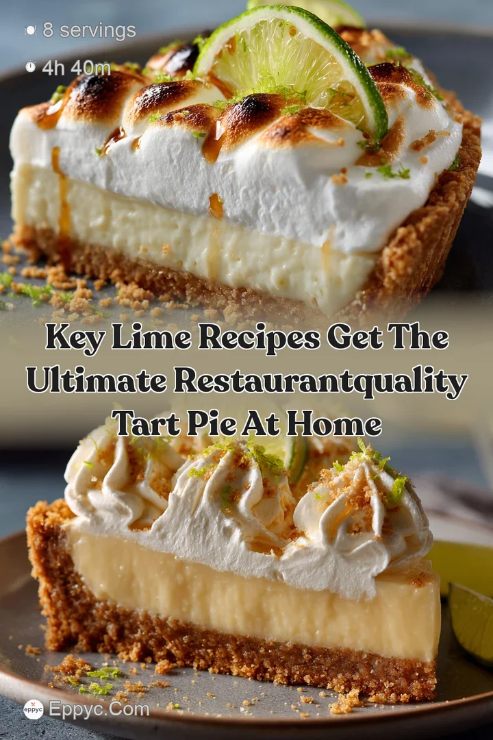 Key Lime Recipes Get the Ultimate RestaurantQuality Tart Pie at Home