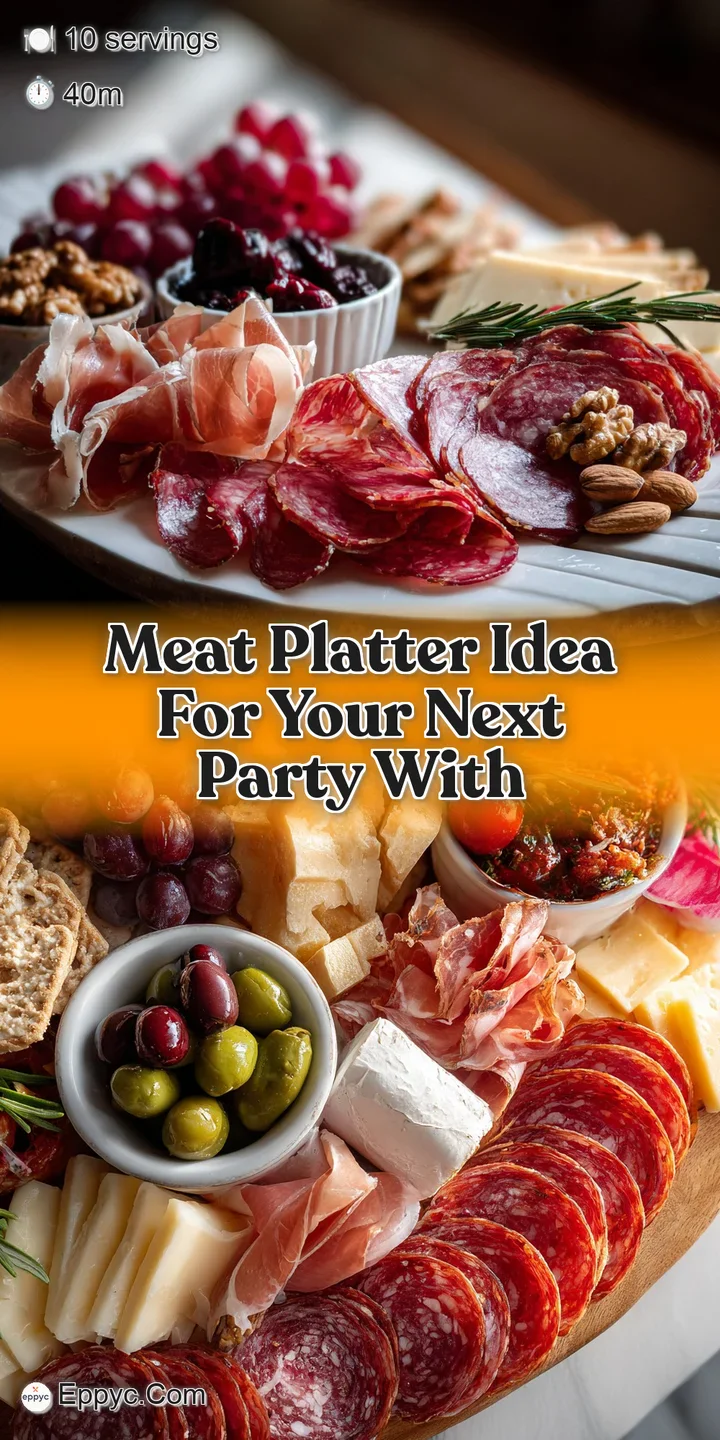 Close-up shot of glistening salami slices and salty prosciutto showcasing the rich textures and appetizing colors of the p...