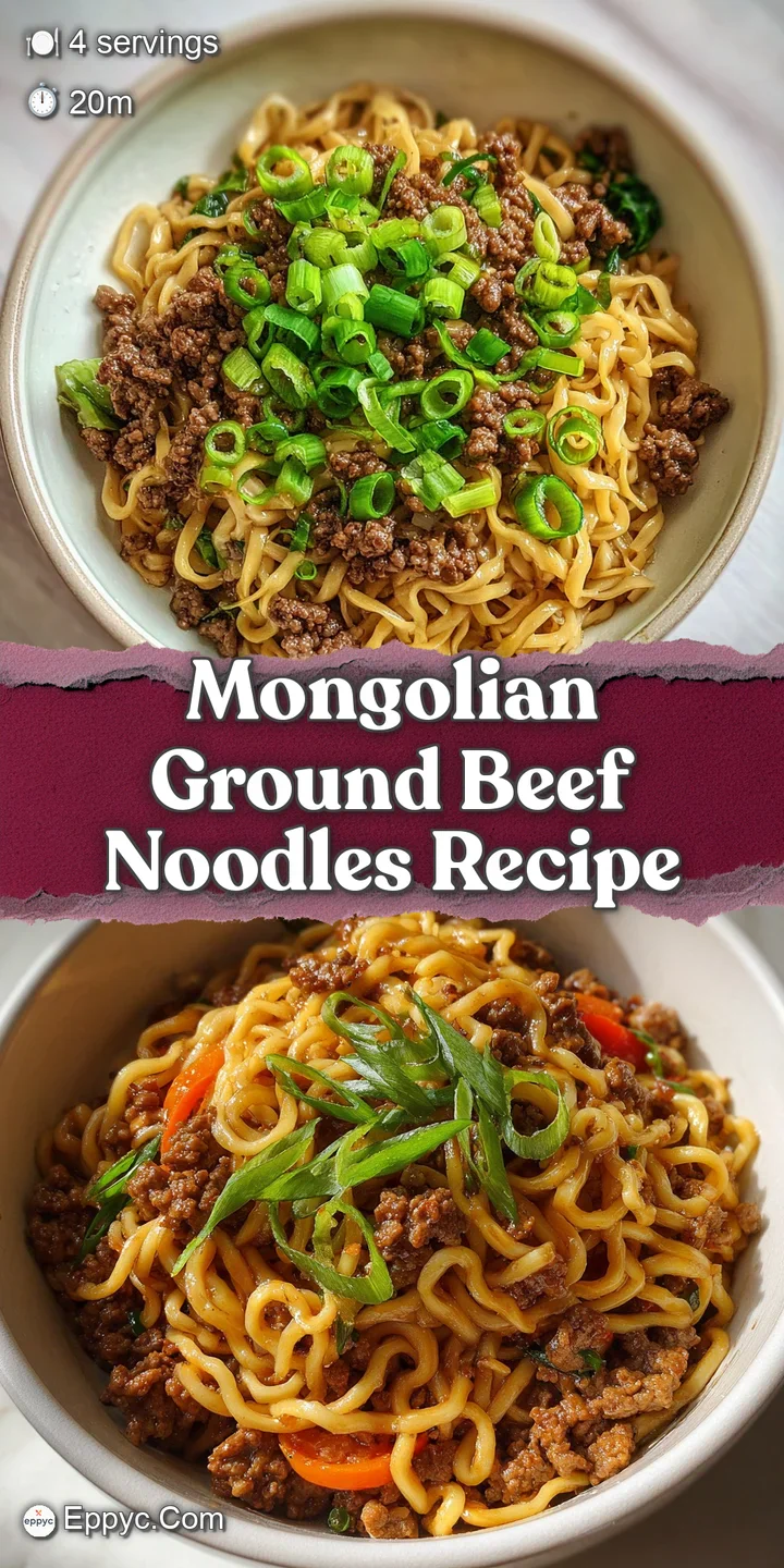 Steaming noodles coated in rich, dark sauce, topped with fresh, bright green scallions. A tantalizing savory dish.