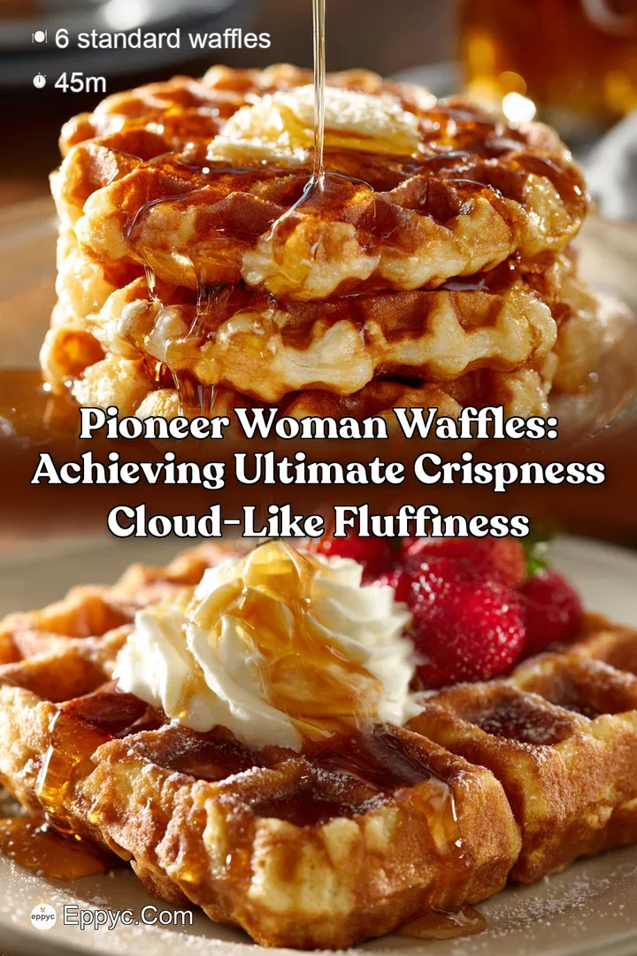 Pioneer Woman Waffles: Achieving Ultimate Crispness Cloud-Like Fluffiness