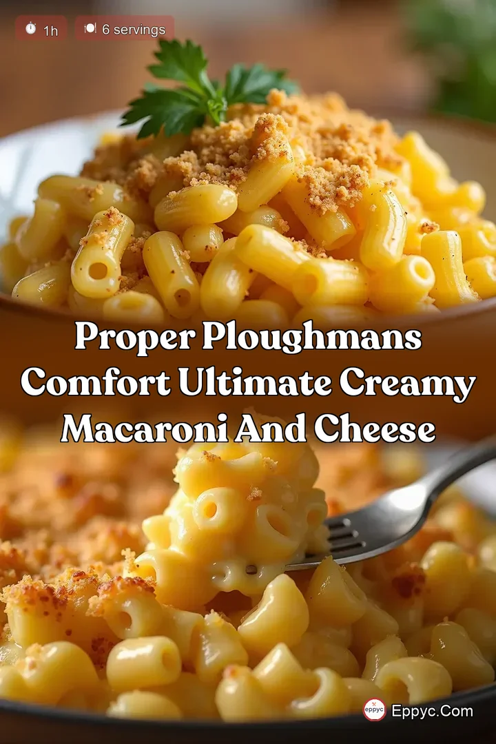 Proper Ploughmans Comfort Ultimate Creamy Macaroni and Cheese