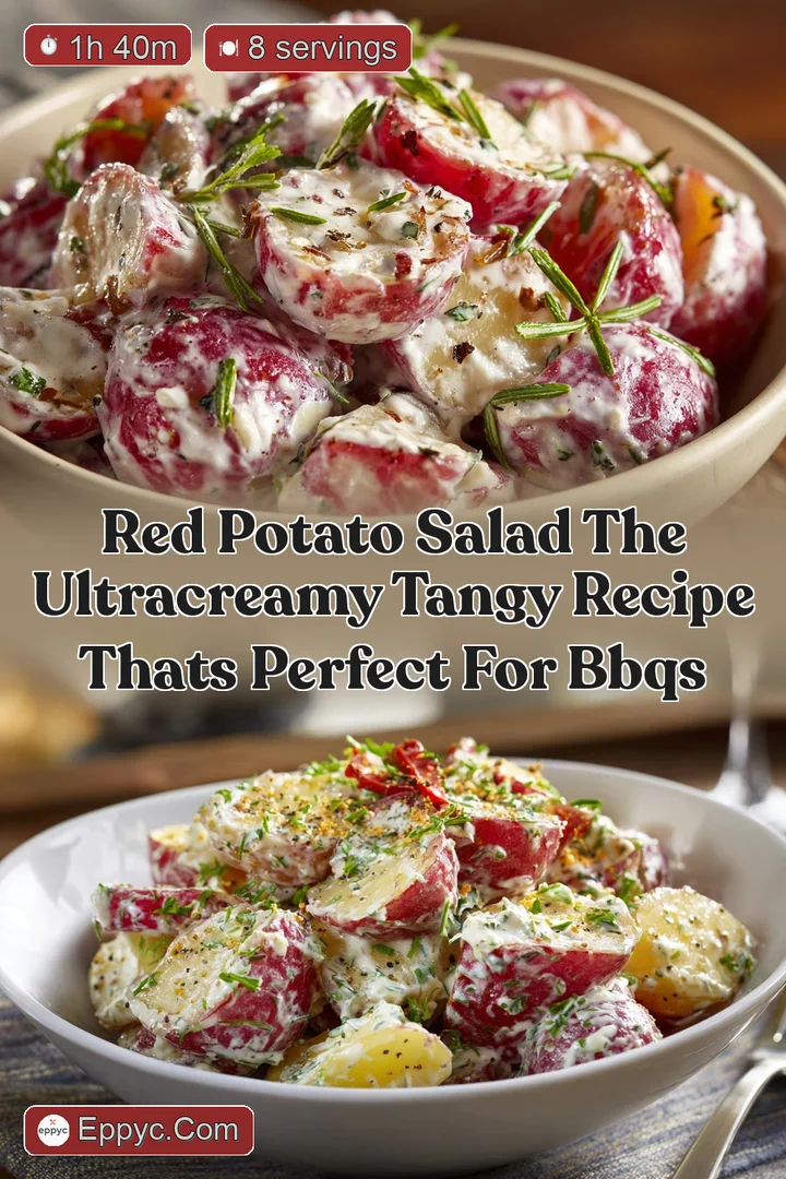 Red Potato Salad The UltraCreamy Tangy Recipe Thats Perfect for BBQs