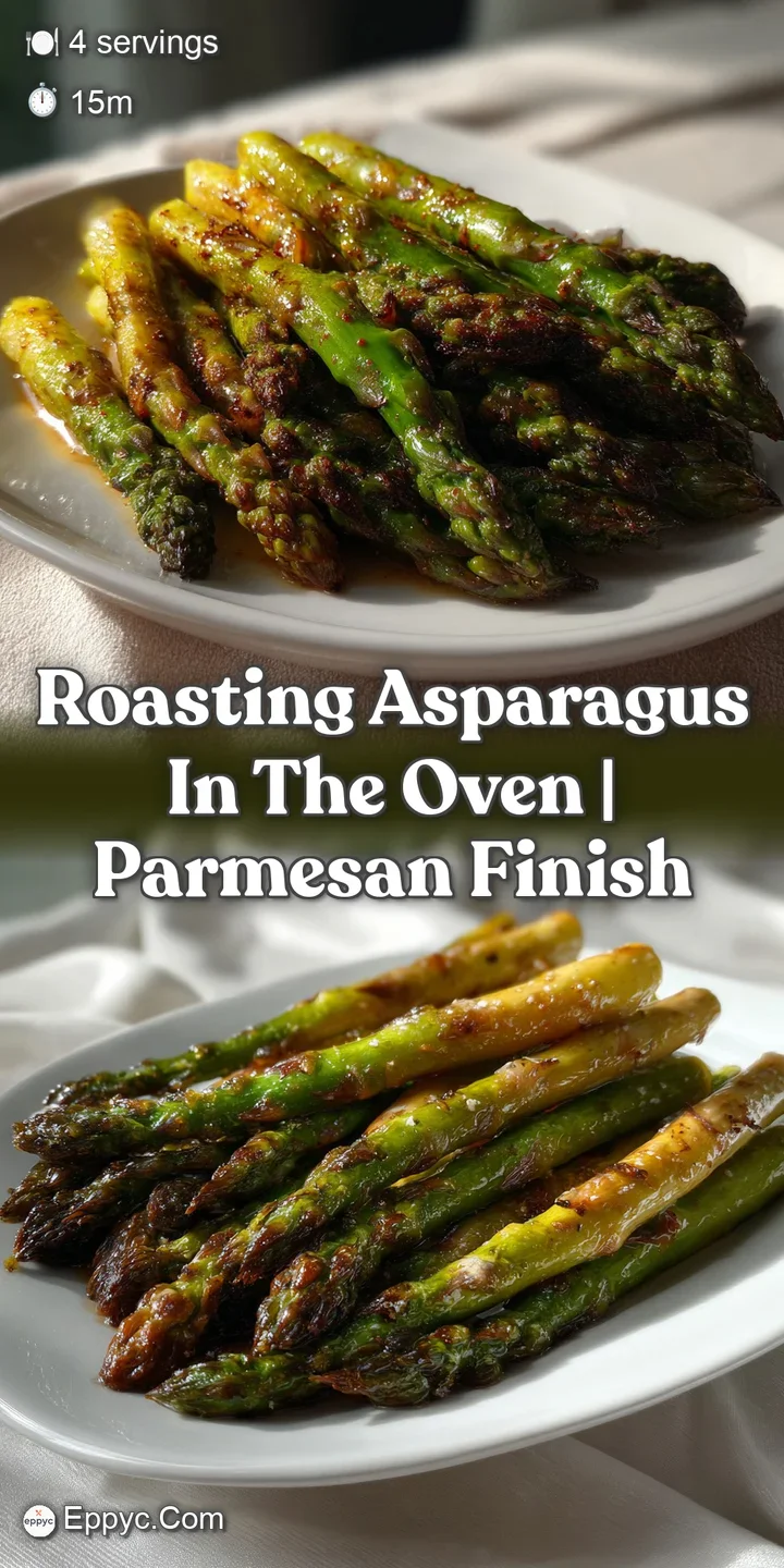 Close-up of roasted asparagus. Spears display a beautiful, slightly charred texture, with bright green interiors and delic...