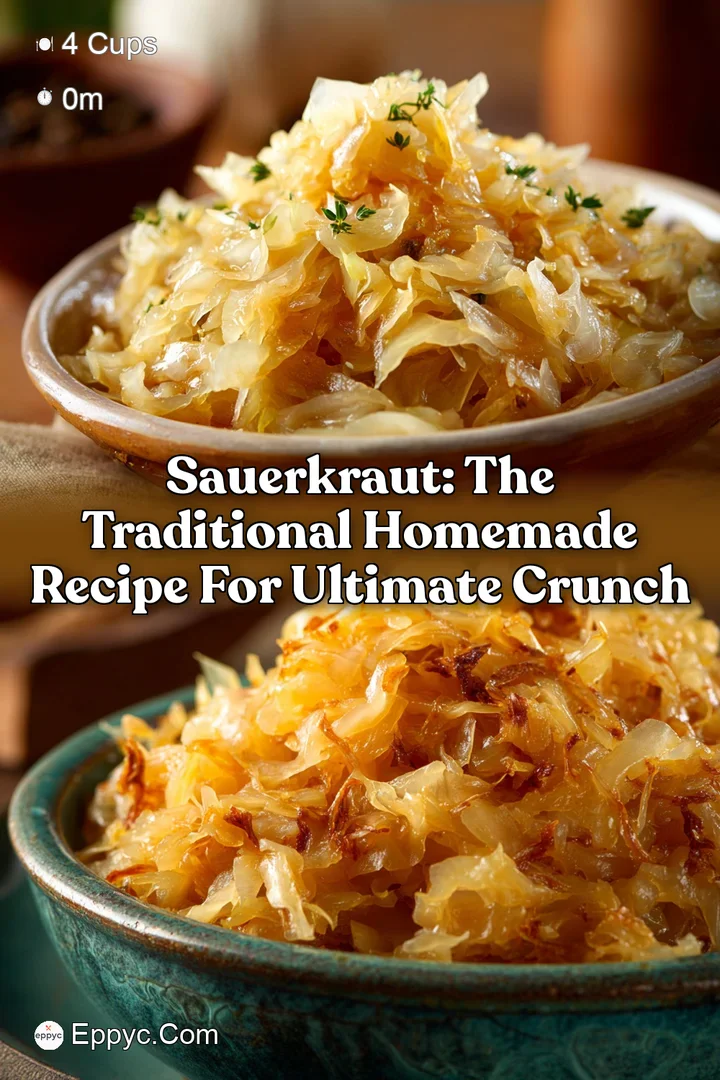 Sauerkraut: The Traditional Homemade Recipe for Ultimate Crunch