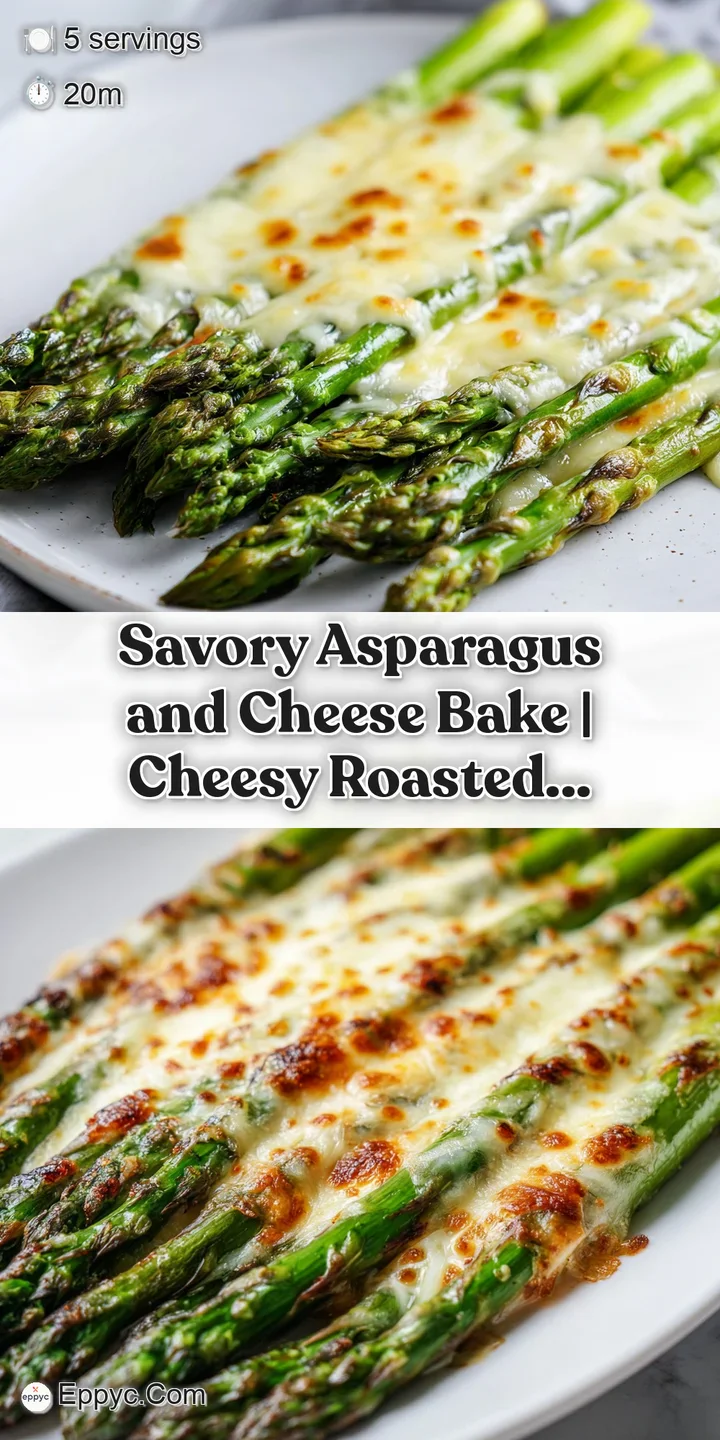 Extreme close-up of bubbling, golden-brown melted cheese stretching over tender, bright green asparagus tips.