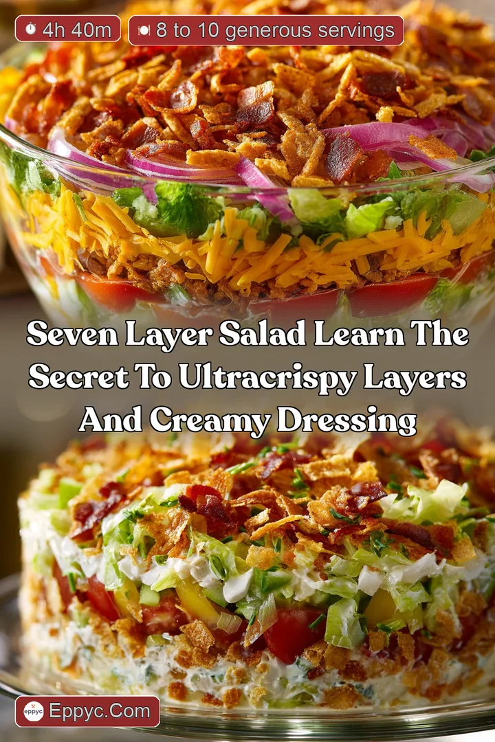 Seven Layer Salad Learn the Secret to UltraCrispy Layers and Creamy Dressing